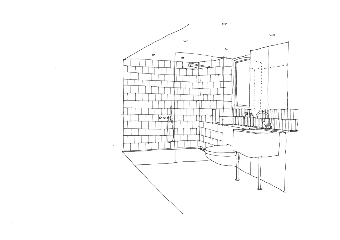 Bedford Road Interior sketches